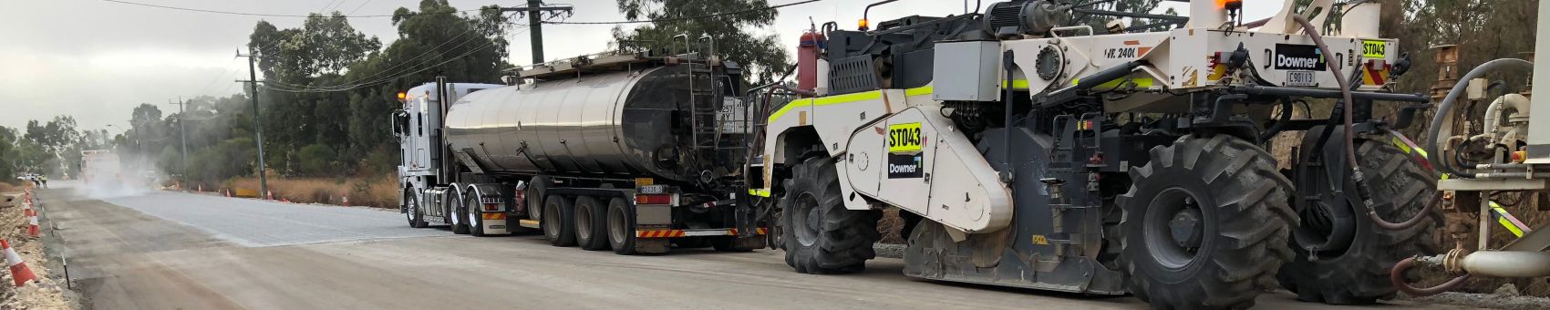 Stabilisation, pavement rehabilitation and minor civil services