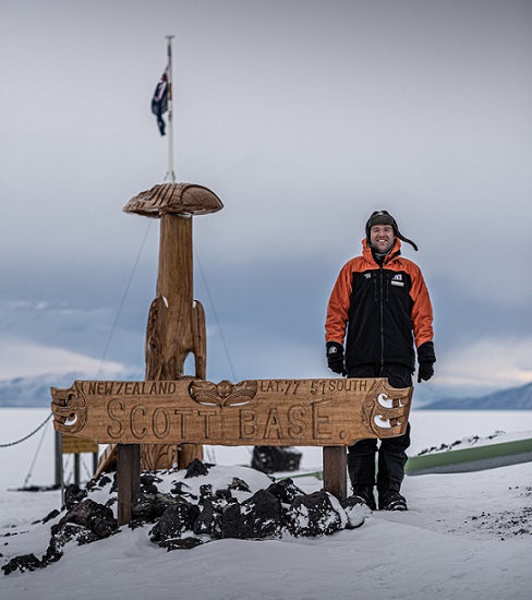 Daniel Fenton in Antarctica 