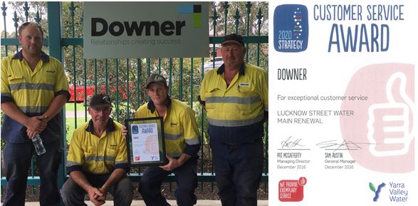 Yarra Valley Water Award 