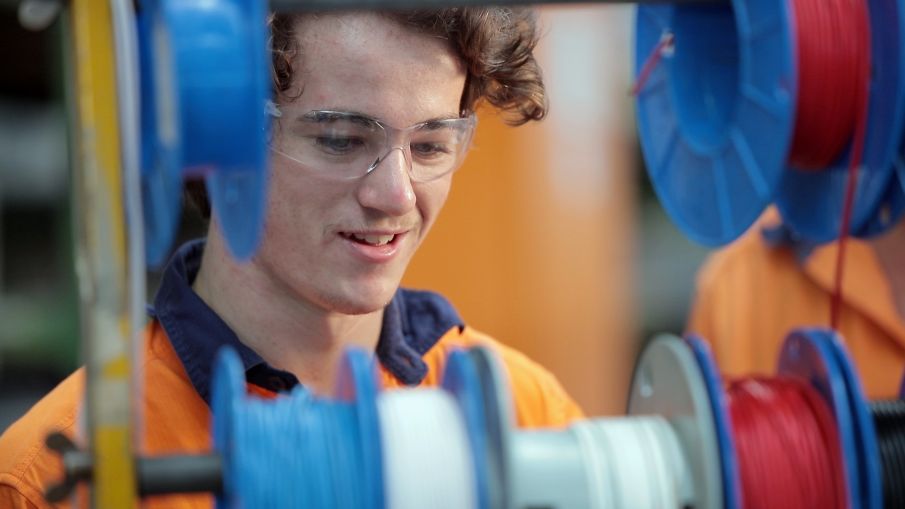 Downer Rail apprentices