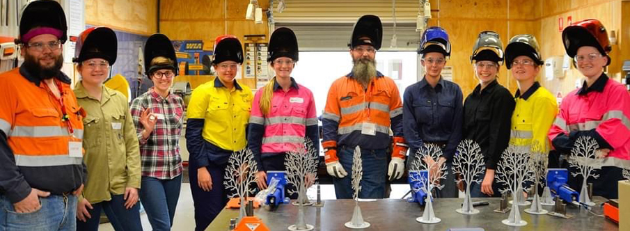 Sparking a career in welding for young women Sparking a career in welding for young women