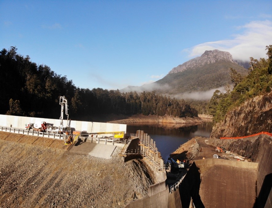 Dam fine work provides outcome in Tasmania Dam fine work provides outcome in Tasmania