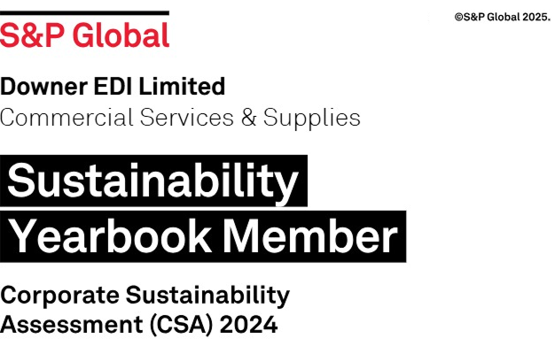 Downer included in the S&P Global Sustainability Yearbook