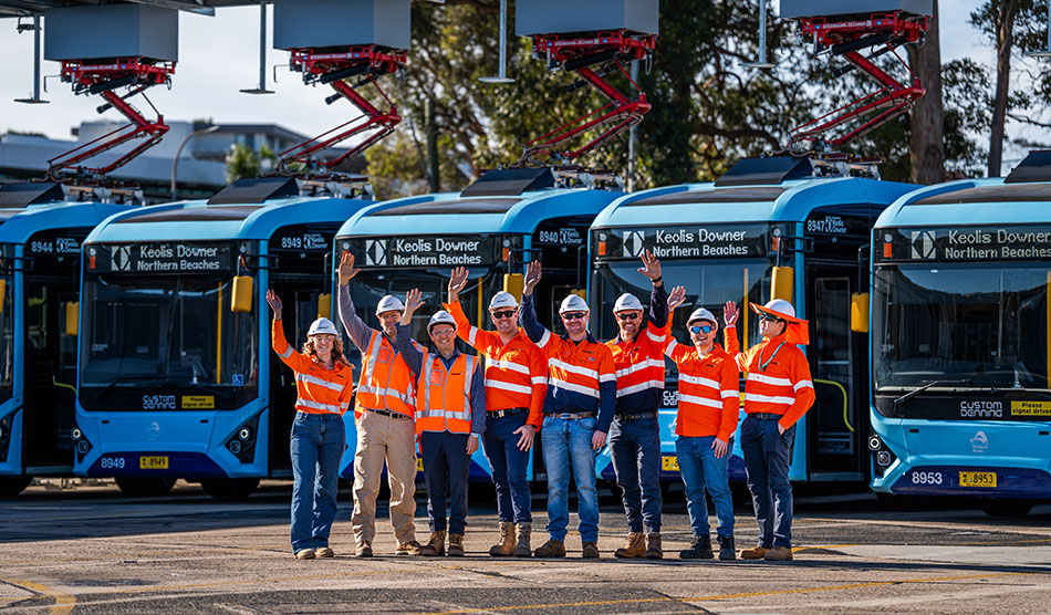 Brookvale welcomes Australia’s largest electric bus depot